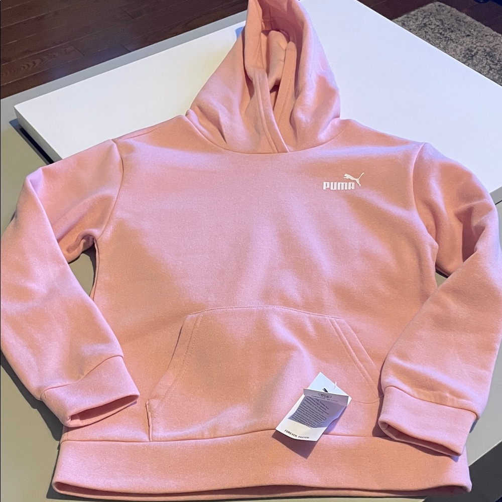 🔥 2/$30 - NWT Puma Light Pink Pullover Hoodie